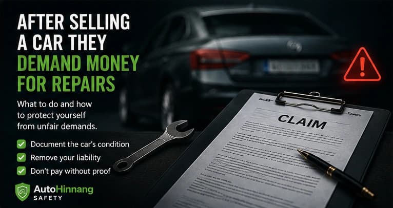 Buyer demands repair money after the sale – what should you do?