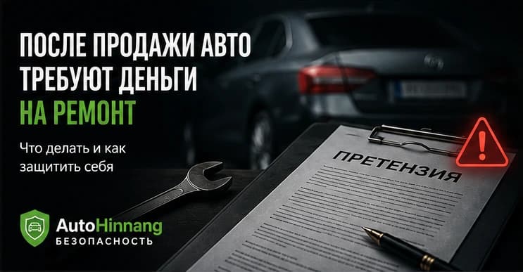 После продажи автомобиля требуют деньги за ремонт — что делать?