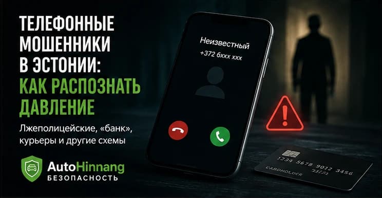 Телефонные мошенники в Эстонии: как распознать давление